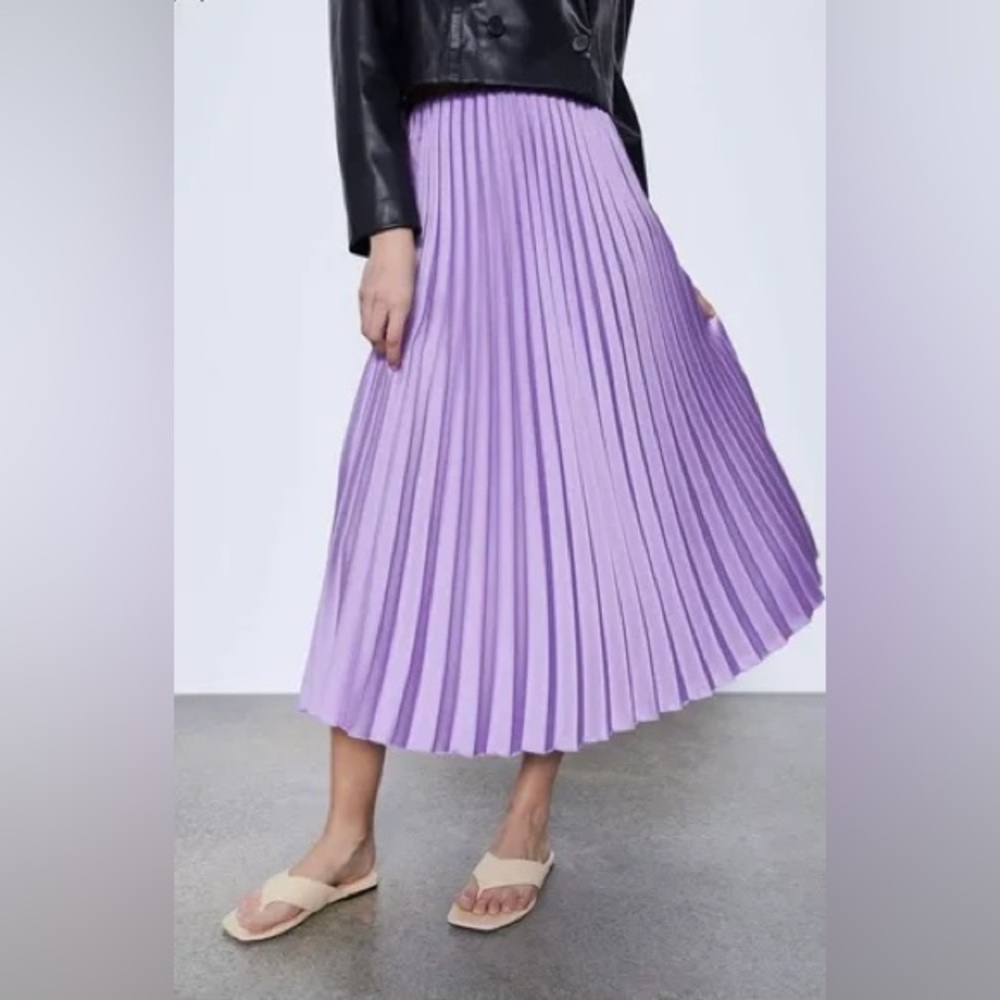 Zara Pleated Maxi Skirt